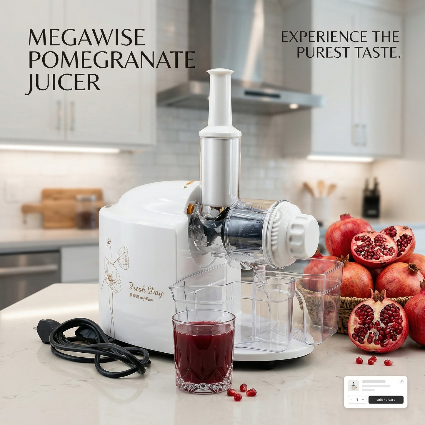MegaWise Pomegranate Juicer – Powerful Manual Juice Extractor for Fresh & Healthy Drinks