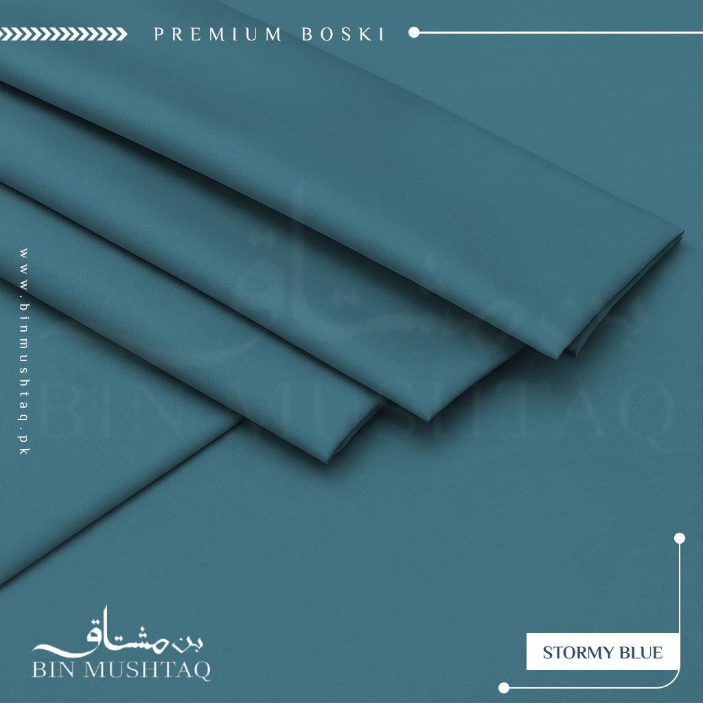 Stormy Blue – Unstitched Luxury for the Modern Gentleman