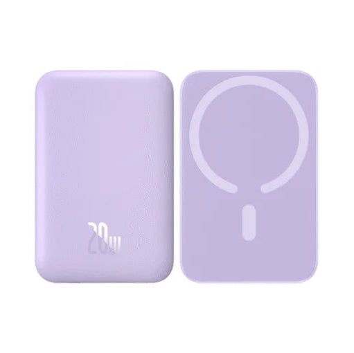 Two purple phone cases with a mirror design on a white background