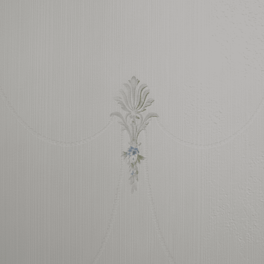 VCP1502 Decorative floral design on a textured gray background