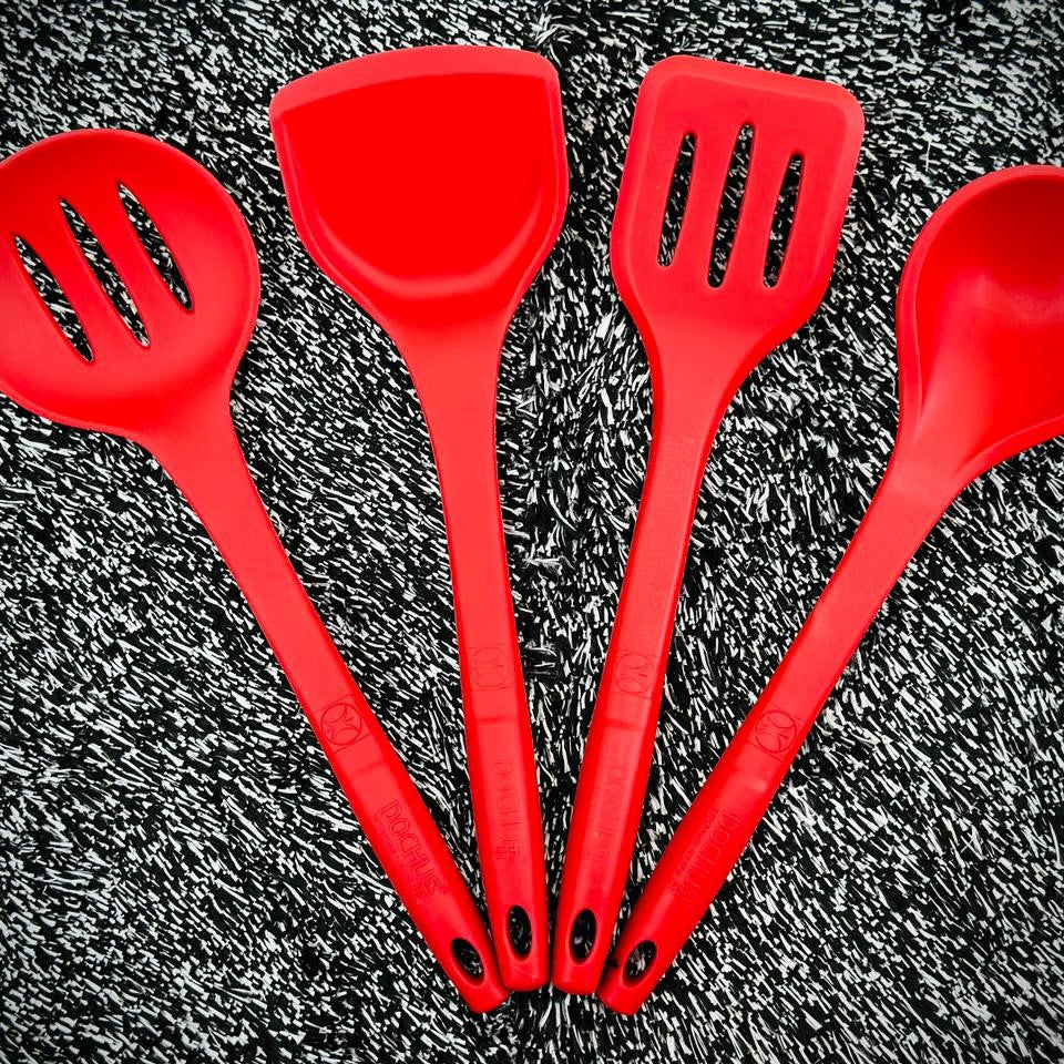 Silicon Spatula 4 PCs | High Quality Spatula Set