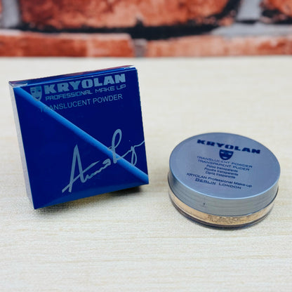 Kryolan Professional Makeup | Translucent Powder | Light Brown | F1