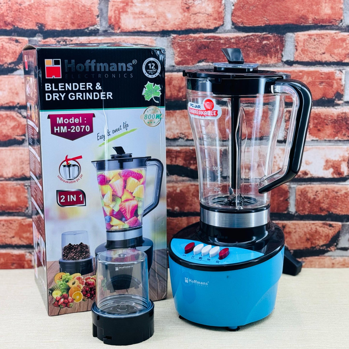 Hoffmans Blender & Dry Grinder | HM-2070