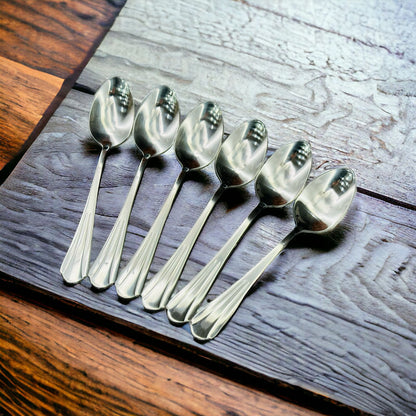 Stainless Steel Spoon | Designed 6 pieces set