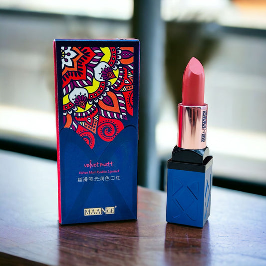 Maange Valvet Matt Ryukin Lipstick | 05 Aprocot Face and Peach Fat