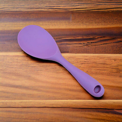 Rice Silicon Spoon Comfortable Grip Cooking Tools Long Handle Scoop