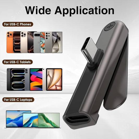180° Foldable Type-C Fast Charging & Data Transfer Converter