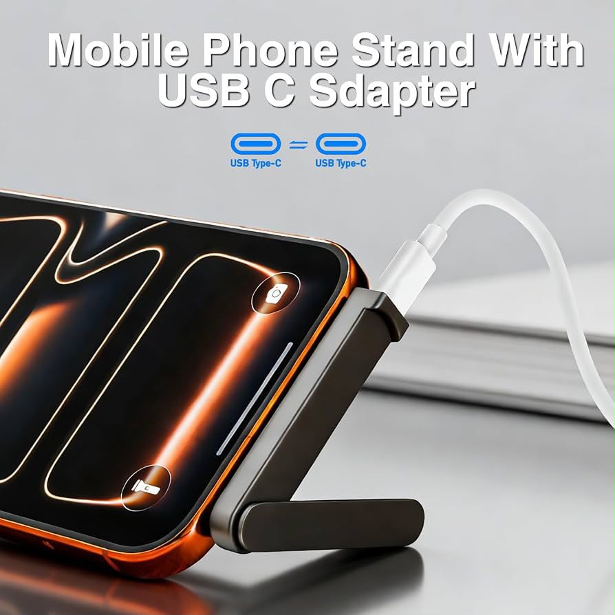 180° Foldable Type-C Fast Charging & Data Transfer Converter