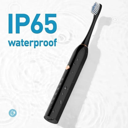 Advanced Electric Toothbrush for Adults – 5 Cleaning Modes with 2 Replacement Brush Heads & Soft DuPont Bristles - Armaa Store Pk