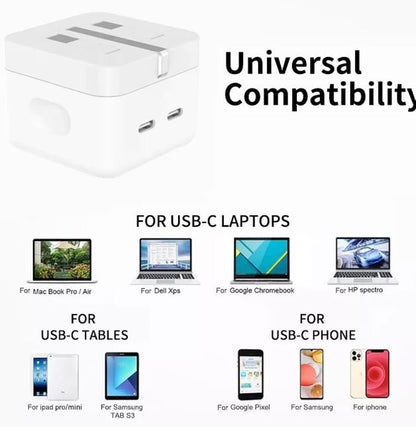 Apple 40W Dual USB-C +C Power Adapter - Armaa Store Pk