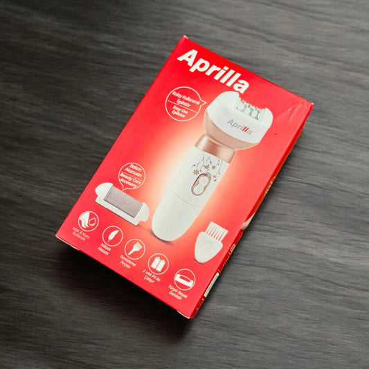 Aprilla 3in1 Epilator, Exfoliator & Buffer Face & Body - Armaa Store Pk