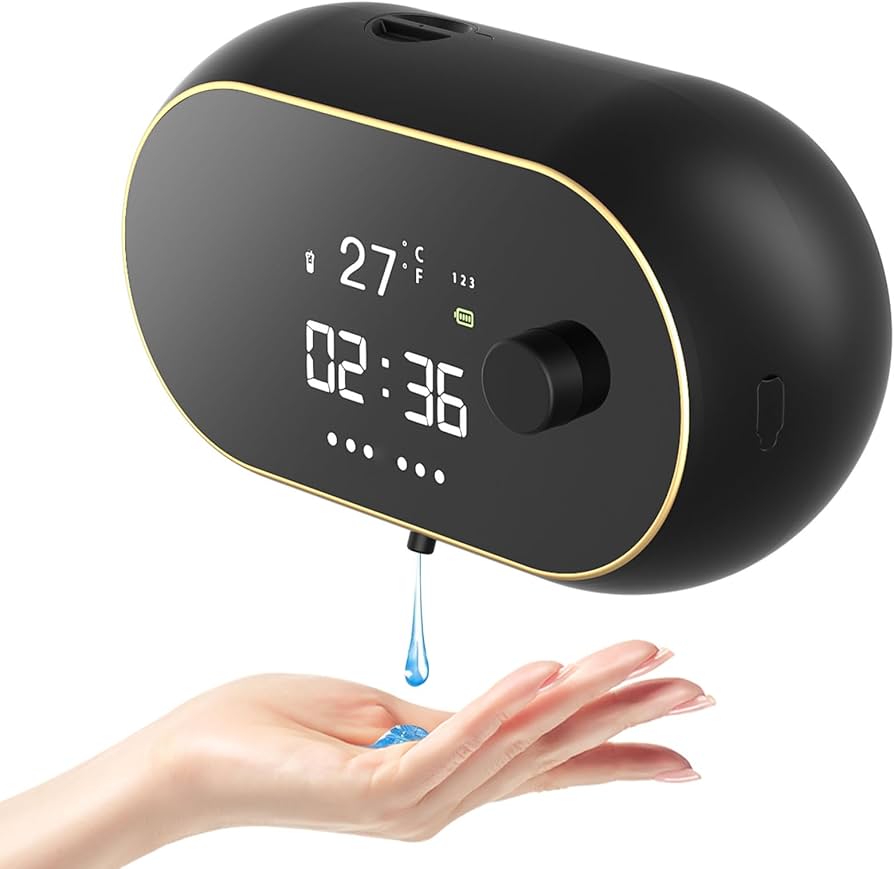 Automatic Foaming Soap Dispenser – Rechargeable Touchless Sensor Wall-Mounted Hand Sanitizer & Liquid Soap Dispenser - Armaa Store Pk