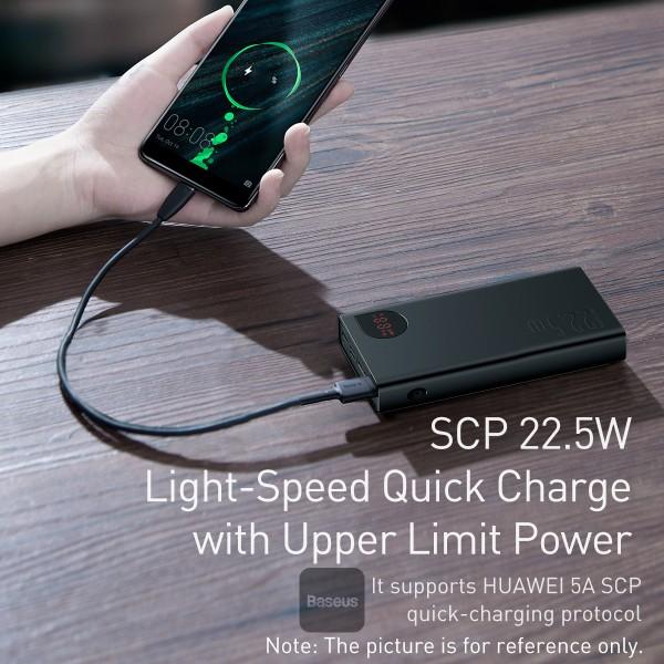 Baseus Adaman Metal 22.5W 10000mAh Fast Charging Power Bank - Premium Metal Body, Super-Fast Charging - Armaa Store Pk