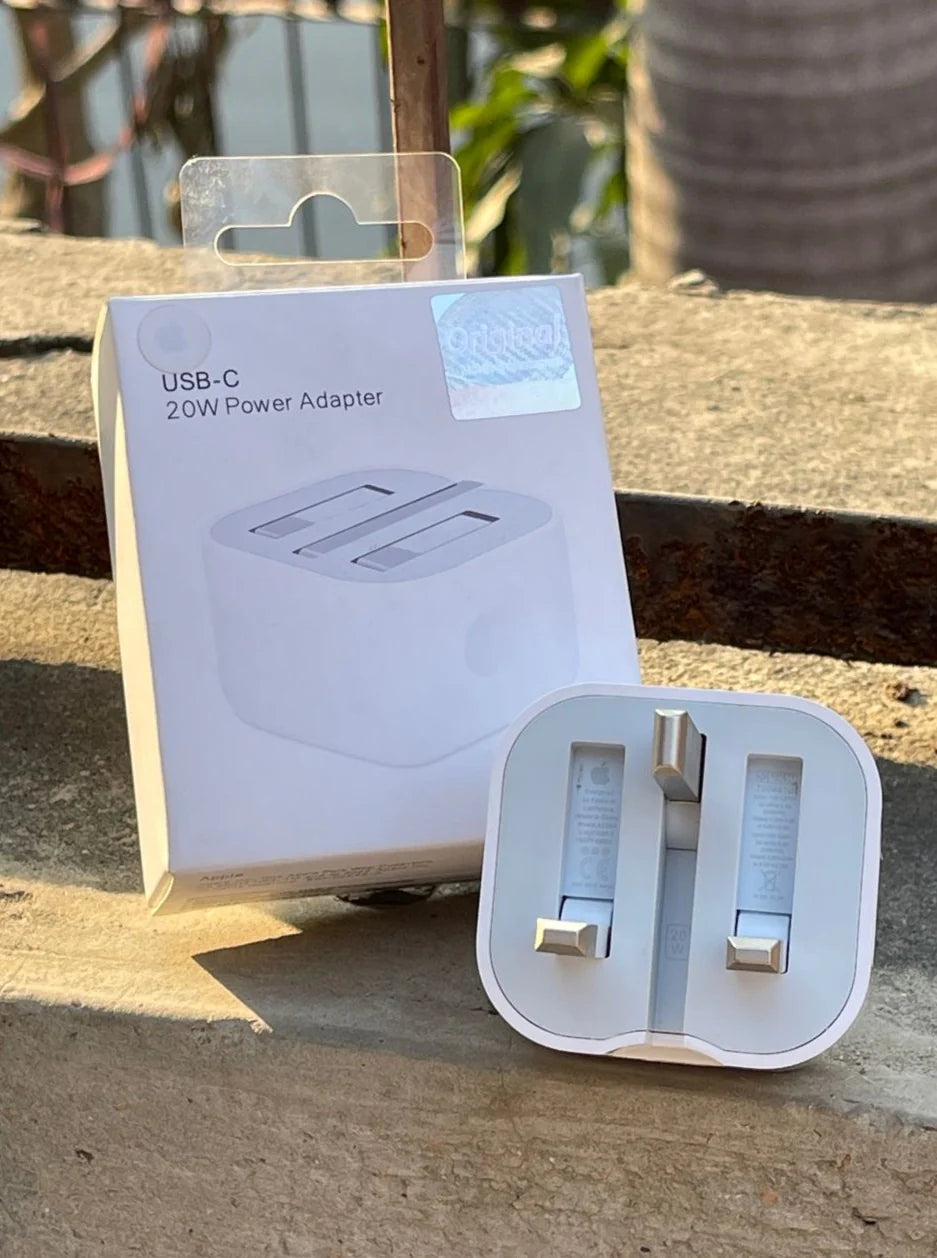 iPhone 20W USB-C Power Adapter - 3 Pin