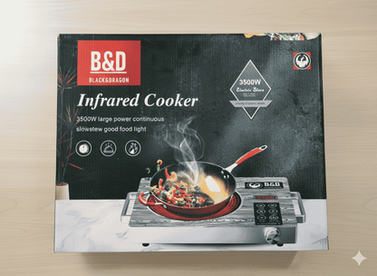 Black & Dragon 3500W Infrared Hot Plate - Armaa Store Pk