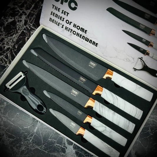 Bobssen 6pcs Kitchen Knife Set - Armaa Store Pk