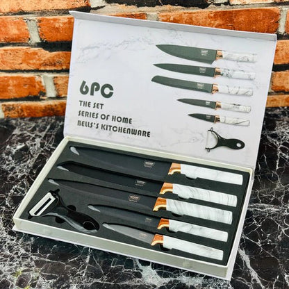Bobssen 6pcs Kitchen Knife Set - Armaa Store Pk