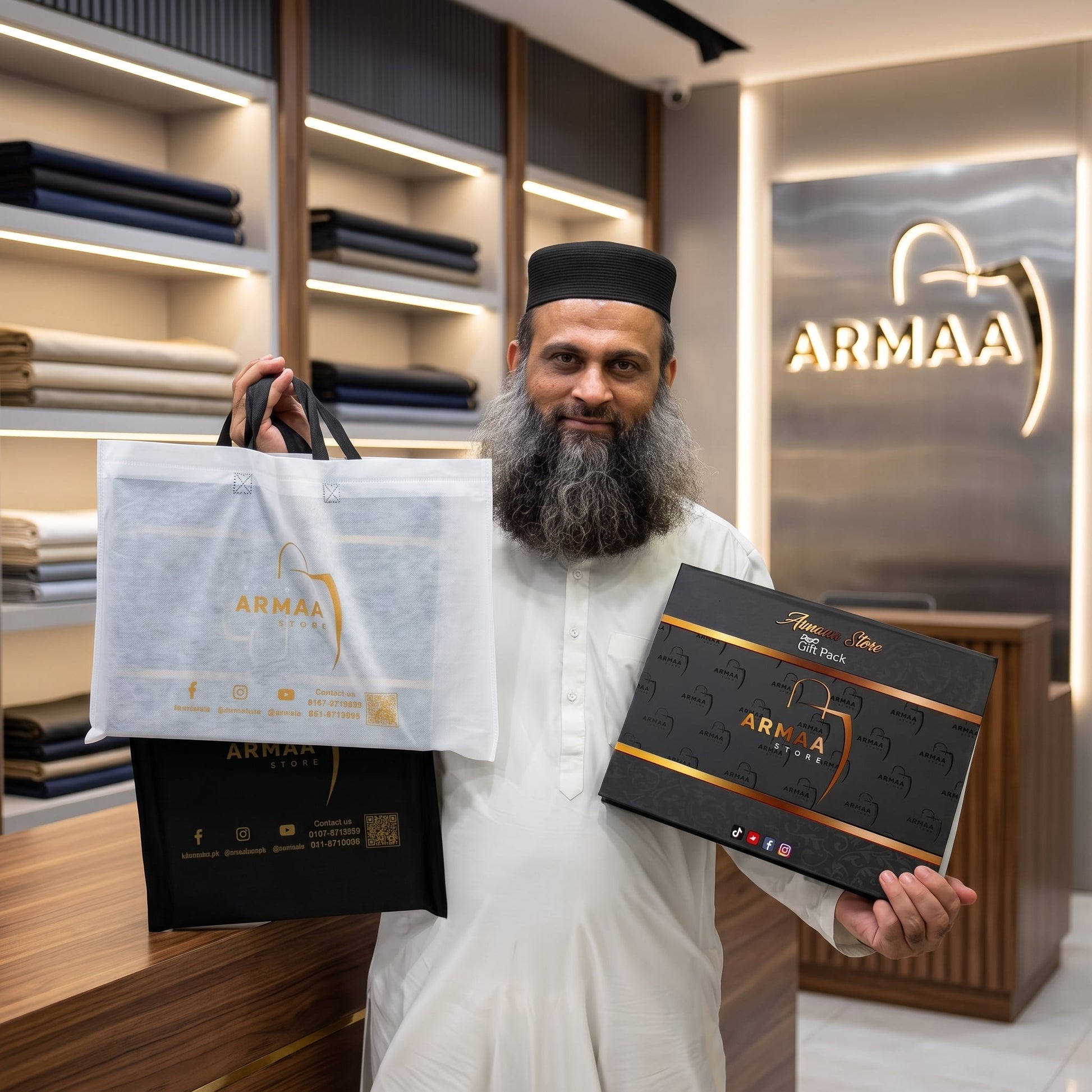 Boski Wash & Wear Off White - Armaa Store Pk