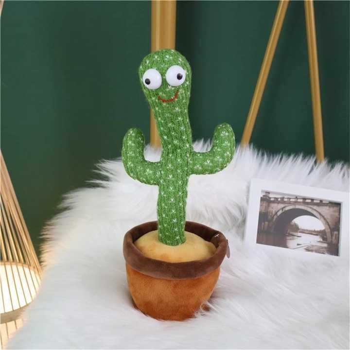 Cactus Plush Toys, Electronic Cactus Plush Music Toy wtih Singing and Dancing - Armaa Store Pk