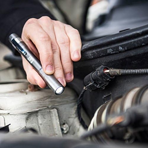 CAT LED Pocket Flashlight – Compact Rechargeable-Style Metal Torch with Clip - Armaa Store Pk