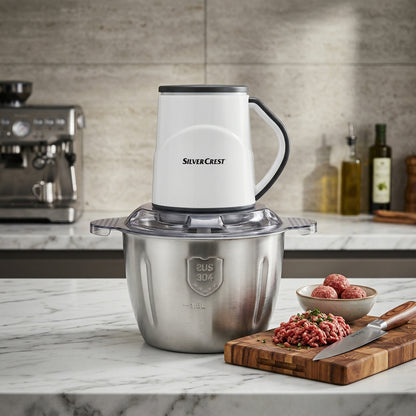Silver Crest 3L Chopper | Electric Meat Grinder white Motor