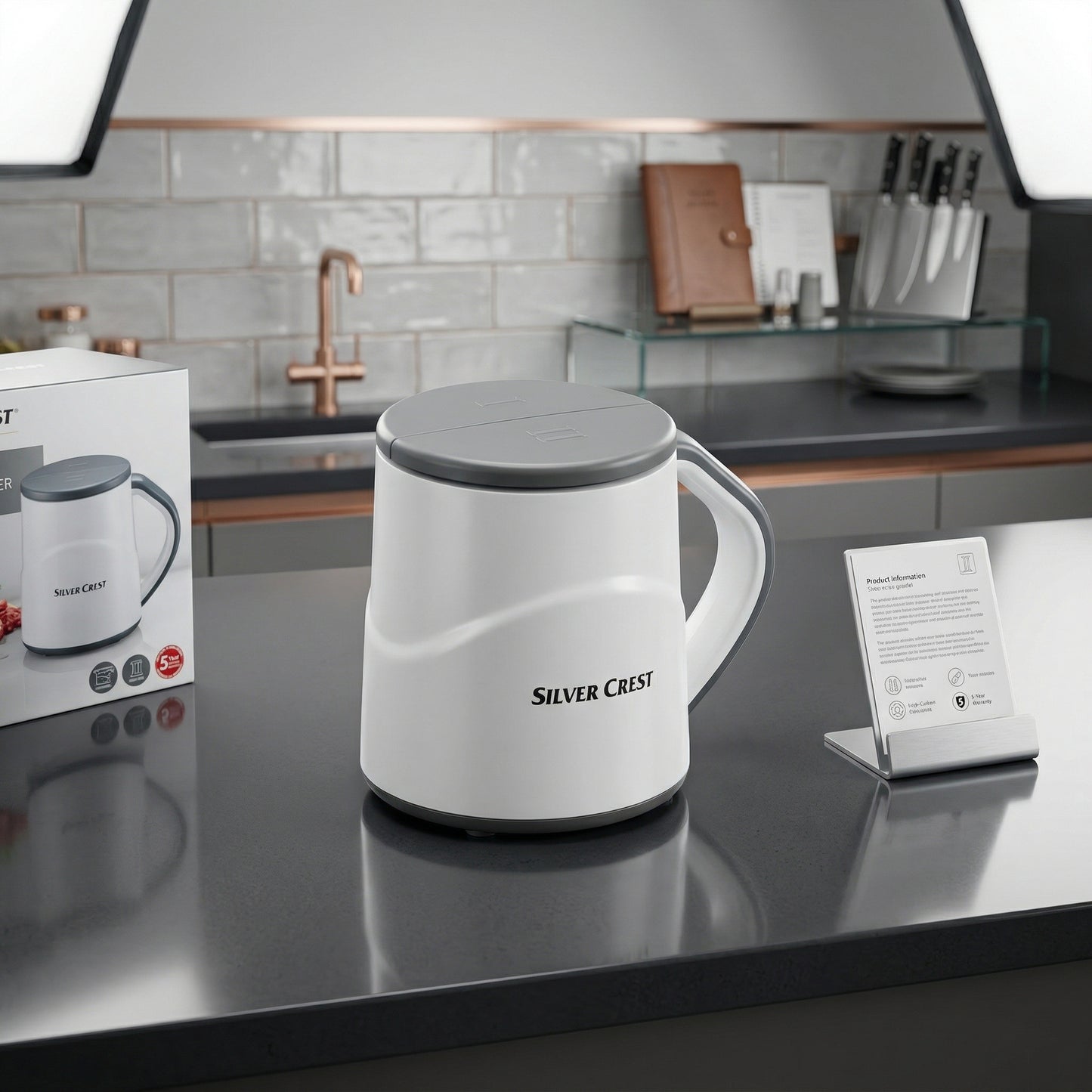 Silver Crest 3L Chopper | Electric Meat Grinder white Motor