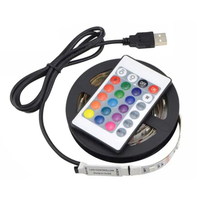 Coles Led Strip Light With Remote Multi Coloured (3 Meters) - Armaa Store Pk
