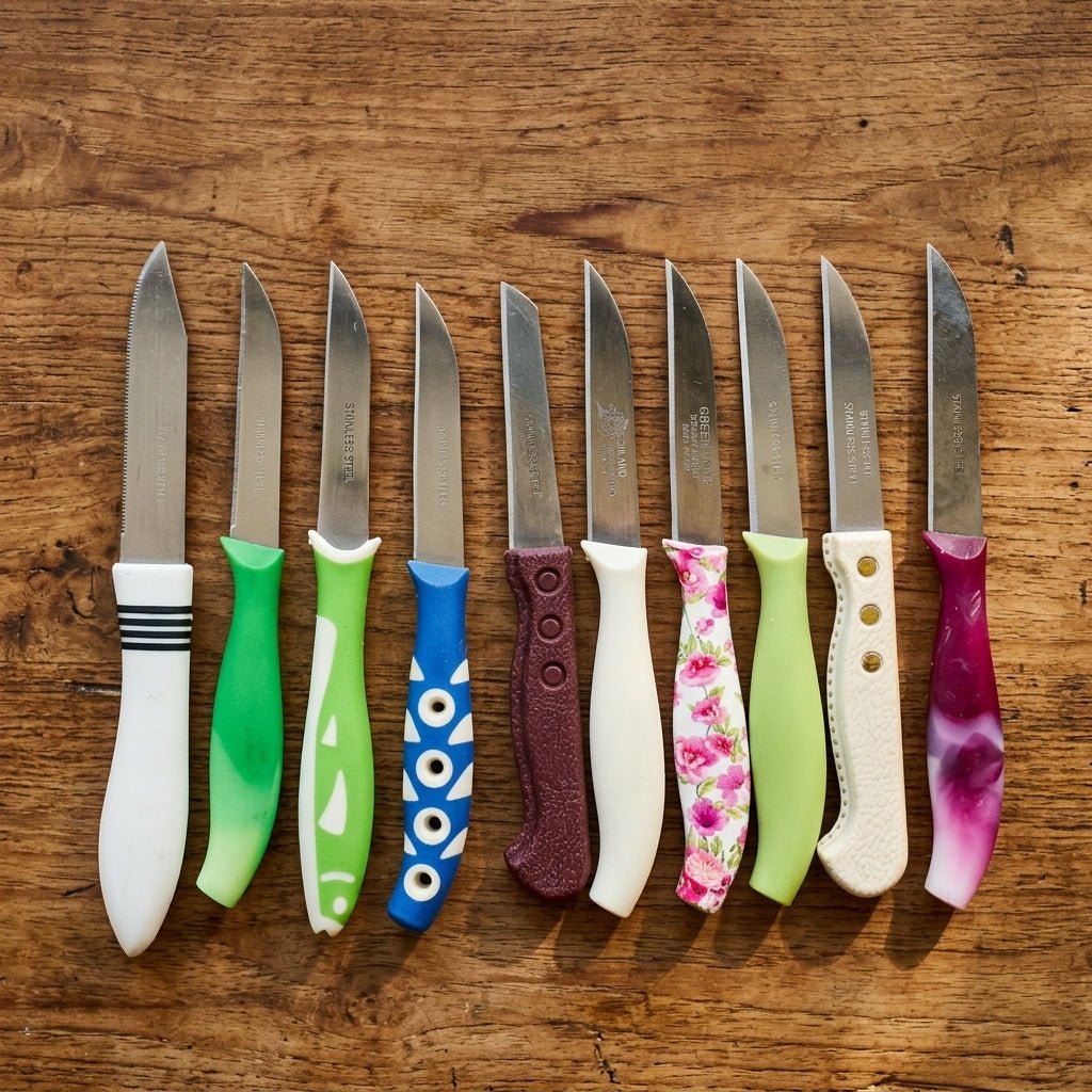 Colorful Stainless Steel Cutting Edge Kitchen Knife Set – Multi-Purpose Cutting Knives | 10pcs Set - Armaa Store Pk