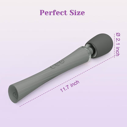 Cordless Handheld Wand Massager with 5 Rotation Vibrate Modes - Armaa Store Pk