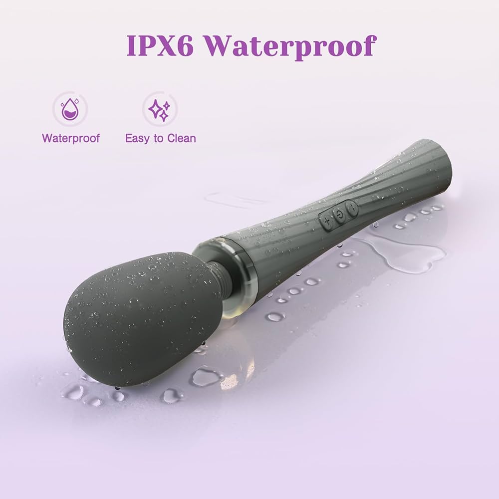 Cordless Handheld Wand Massager with 5 Rotation Vibrate Modes - Armaa Store Pk