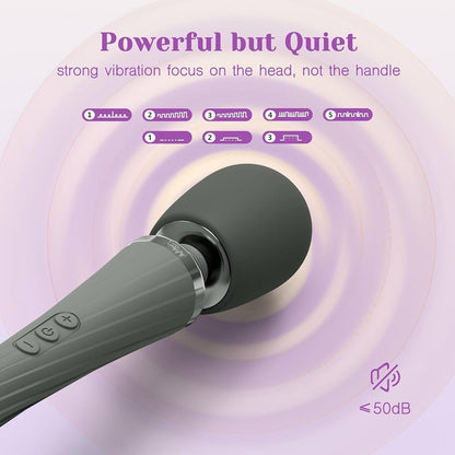 Cordless Handheld Wand Massager with 5 Rotation Vibrate Modes - Armaa Store Pk