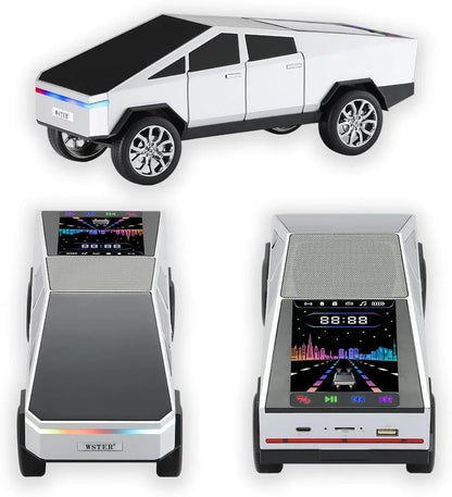 Cybertruck Car Shaped Wireless Bluetooth Speaker – Premium Portable Stereo Sound with LED Lights - Armaa Store Pk