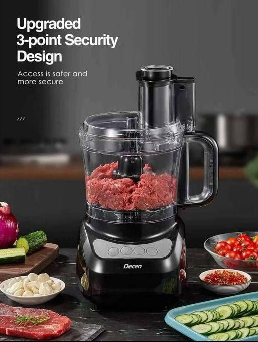 Decen Food Processor - FP9024A-GS - Armaa Store Pk