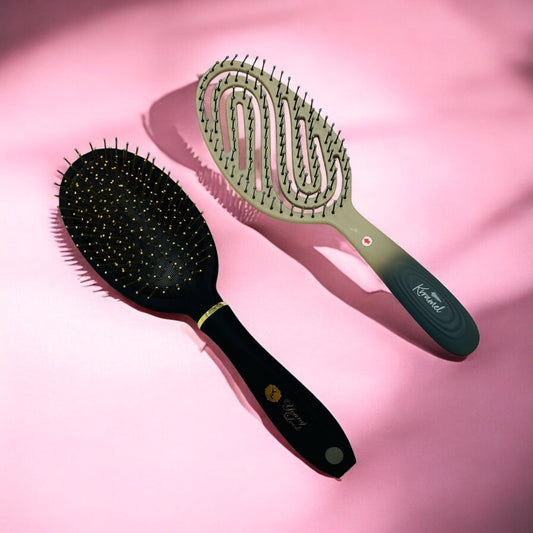 Detangling Hair Brush for Women, Men & Children - Does not Pull on Hair | Pack Of 2 - Armaa Store Pk
