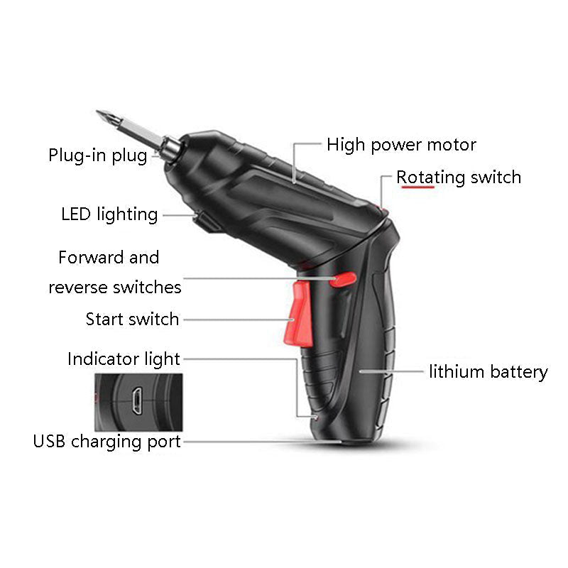 EAMOM Portable Household Electric Screw Driver Set - Armaa Store Pk