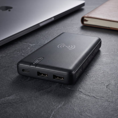 EFM Portable Wireless power Bank 10000MAH Triple USB 15W Ultra Fast - Armaa Store Pk