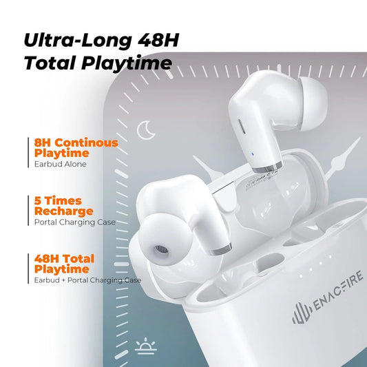 ENACFIRE E90 Wireless Earbuds – True Wireless, Long Battery, IPX8 Waterproof - Armaa Store Pk