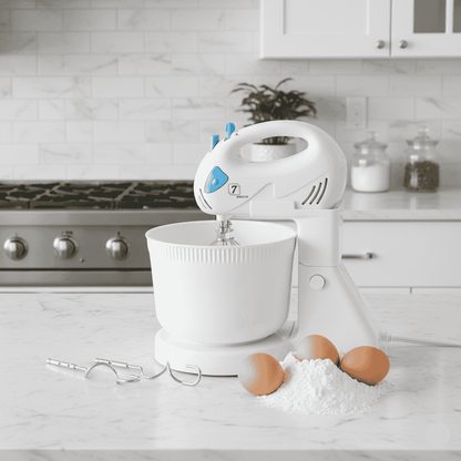 Euron 7 Speed Electric Hand Mixer with Bowl - EHM-7100W - Armaa Store Pk