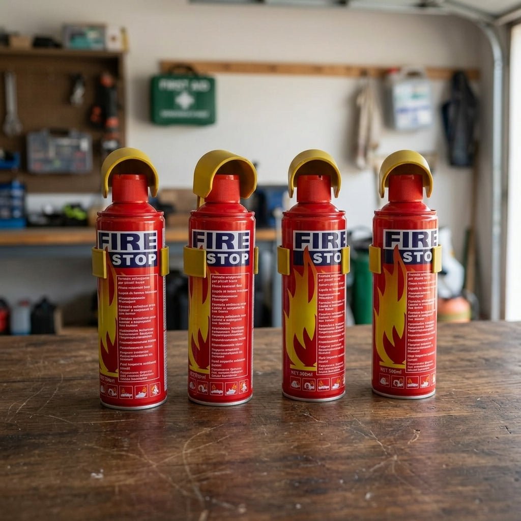Fire Stop Spray Fire Extinguisher 500ml – Portable Fire Safety Spray - Armaa Store Pk