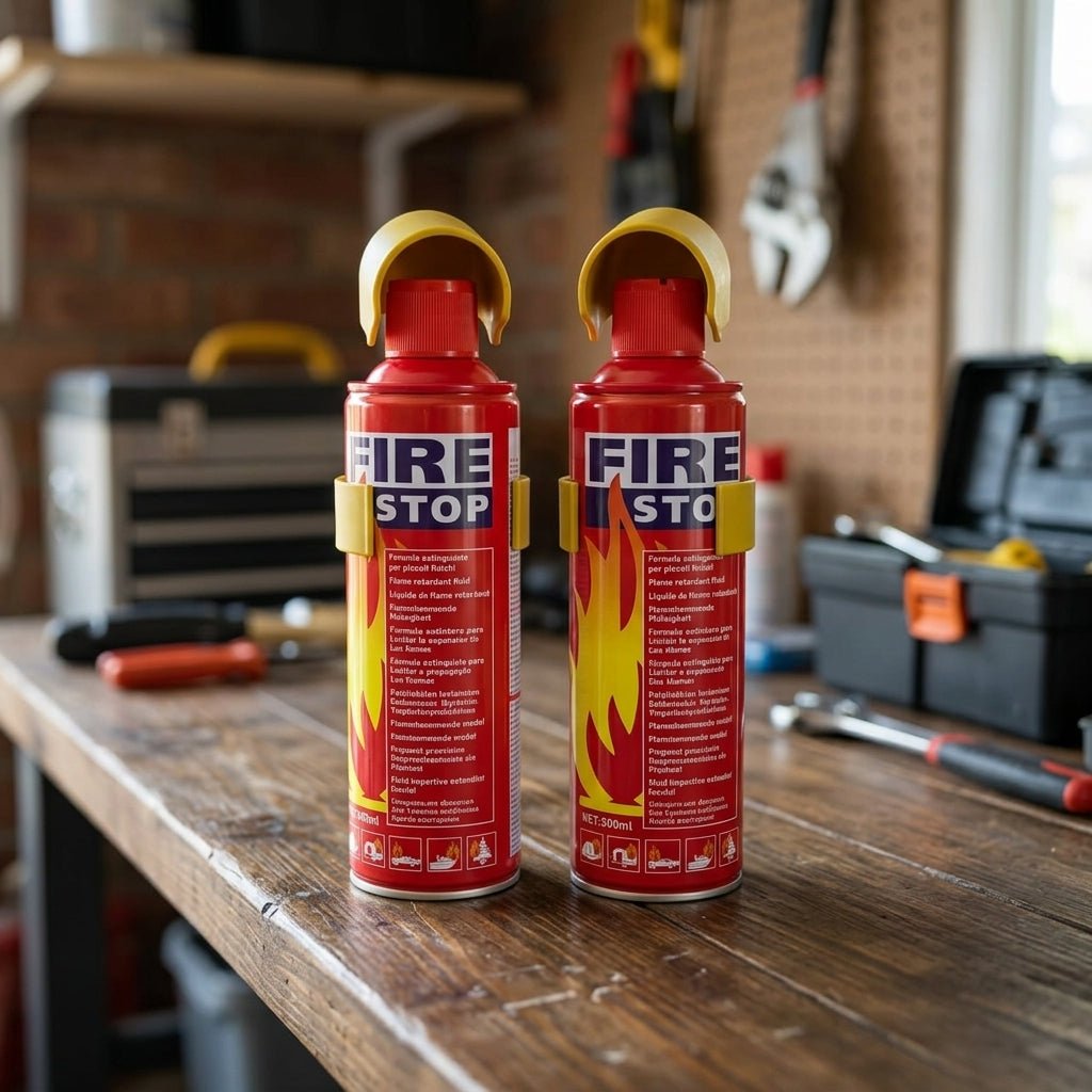 Fire Stop Spray Fire Extinguisher 500ml – Portable Fire Safety Spray - Armaa Store Pk