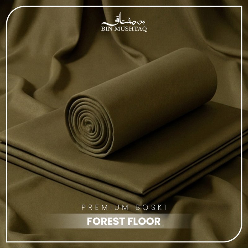Forest Floor - Imperial Original Unstitched Boski - Bin Mushtaq