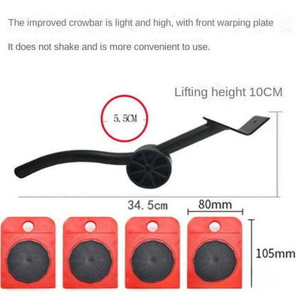 Furniture Movers Sliders Home Appliance Roller Storage Holders for Sofas Tables Beds Refrigerator Moving Kitchen Bathroom Racks - Armaa Store Pk