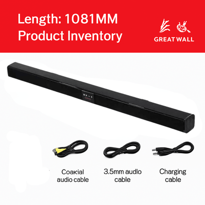 Great Wall Home TV Soundbar - Smart Bluetooth TV Speaker with Powerful Bass - Armaa Store Pk