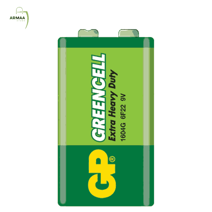 Green Cell 9 Volt Heavy Duty Battery - 10 Pcs Box | Zero Mercury Added | Long Life Power - Armaa Store Pk