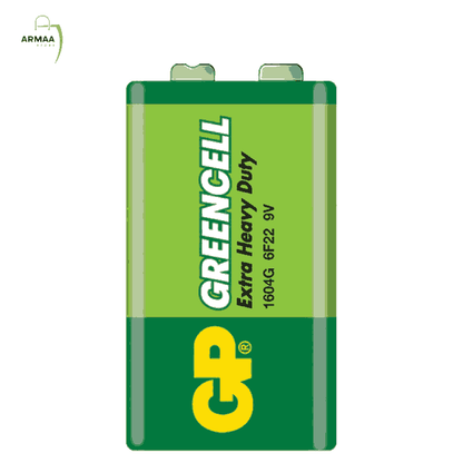 Green Cell 9 Volt Heavy Duty Battery - 10 Pcs Box | Zero Mercury Added | Long Life Power - Armaa Store Pk