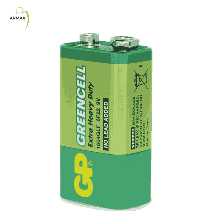 Green Cell 9 Volt Heavy Duty Battery - 10 Pcs Box | Zero Mercury Added | Long Life Power - Armaa Store Pk
