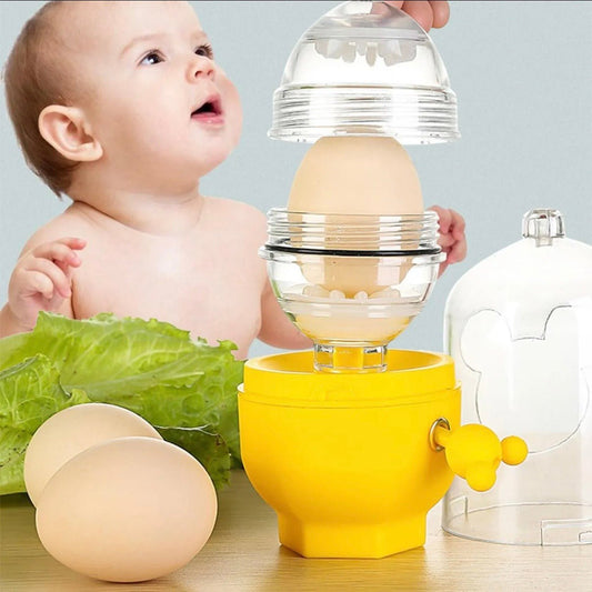 Hand Powered Egg Maker Inside Mixer Kitchen Cooking Gadget Portable Egg Cooker Tool Egg Scrambler Shaker - Armaa Store Pk