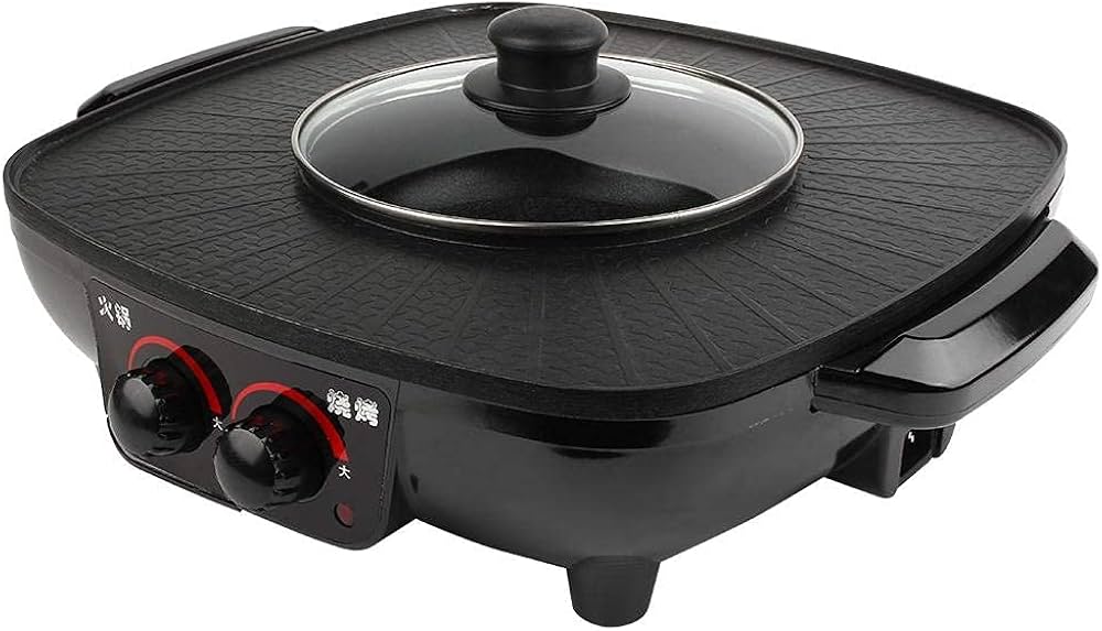 Hot Pot BBQ, hot pot and bbq grill, hot pot and bbq grill 2 in 1 - Armaa Store Pk