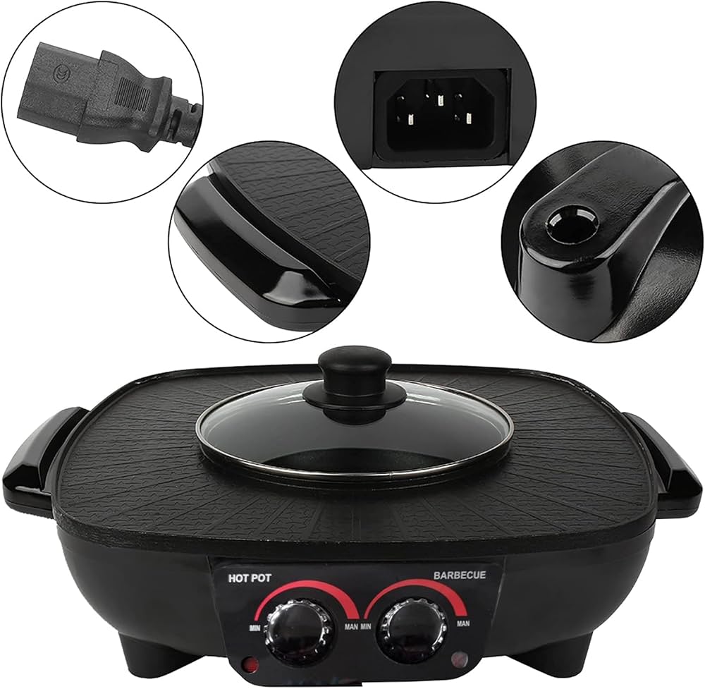 Hot Pot BBQ, hot pot and bbq grill, hot pot and bbq grill 2 in 1 - Armaa Store Pk