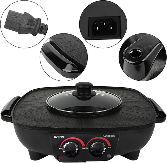 Hot Pot BBQ, hot pot and bbq grill, hot pot and bbq grill 2 in 1 - Armaa Store Pk